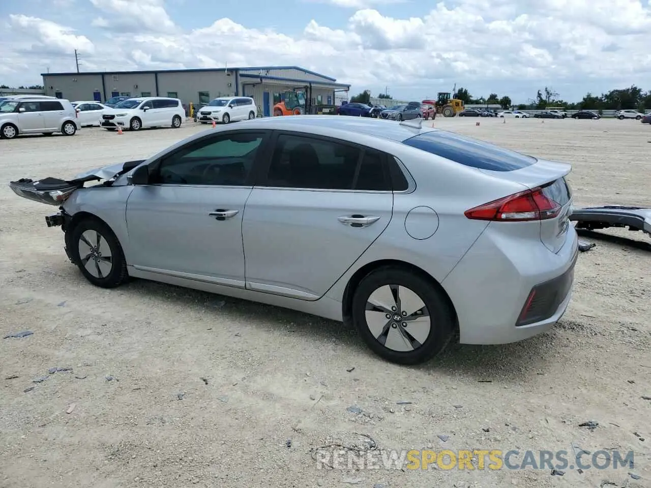 2 Photograph of a damaged car KMHC75LC3MU255909 HYUNDAI IONIQ 2021
