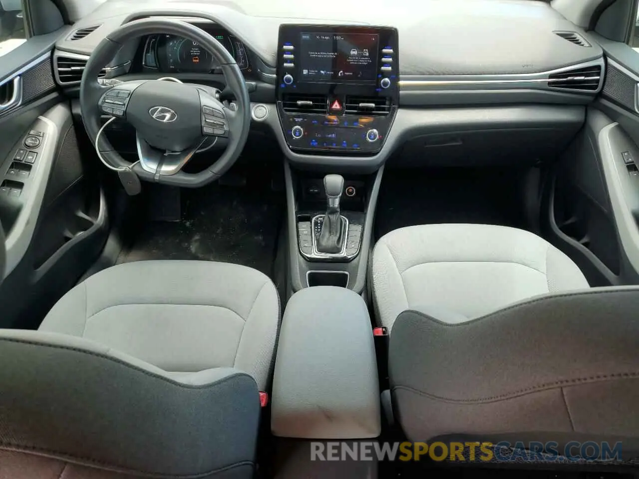 8 Photograph of a damaged car KMHC75LC3MU255909 HYUNDAI IONIQ 2021