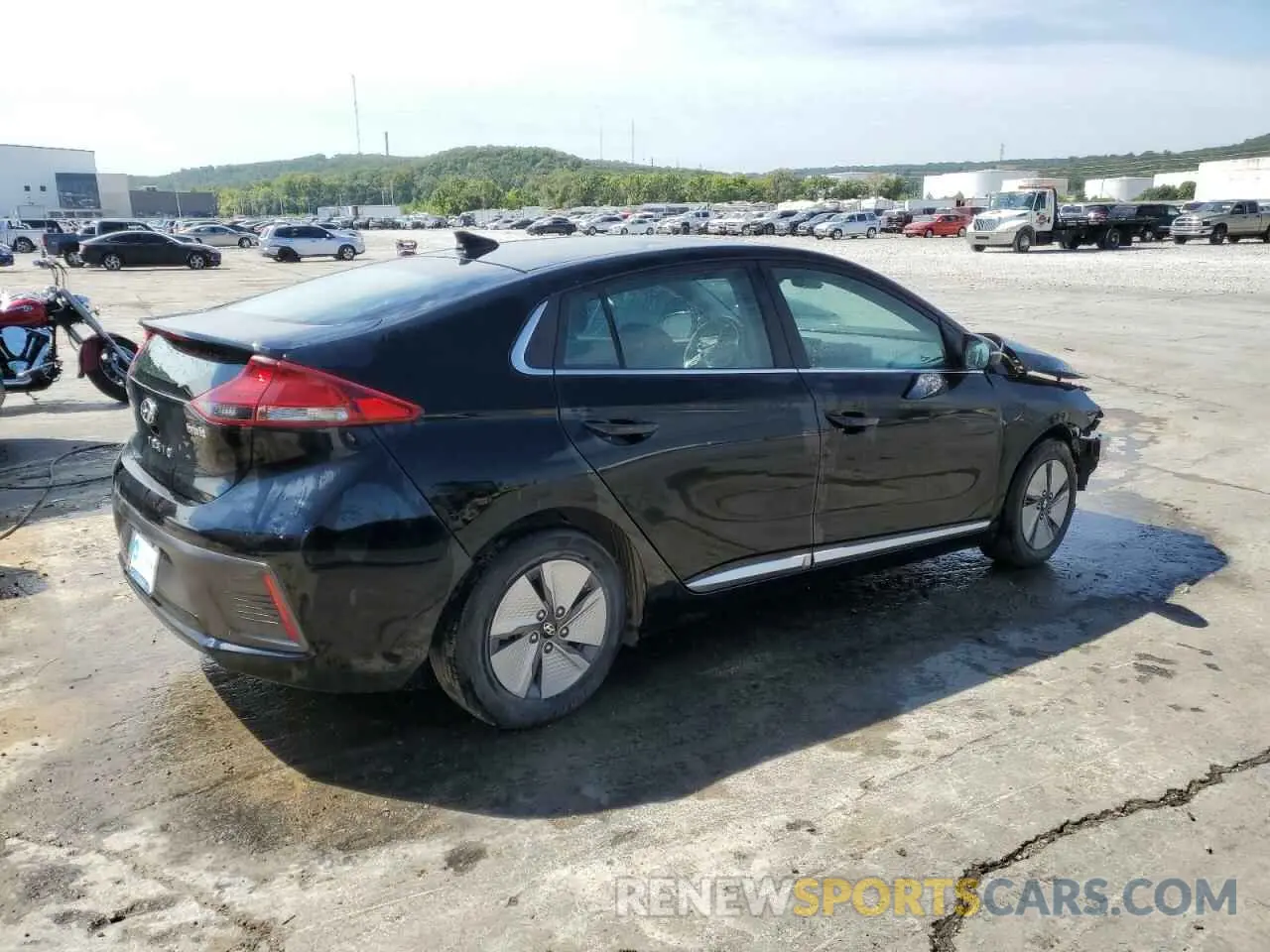3 Фотография поврежденного автомобиля KMHC75LC6MU260523 HYUNDAI IONIQ 2021