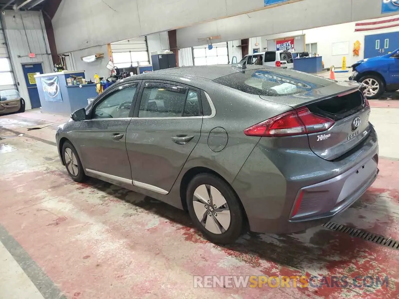 2 Photograph of a damaged car KMHC75LC9MU258183 HYUNDAI IONIQ 2021