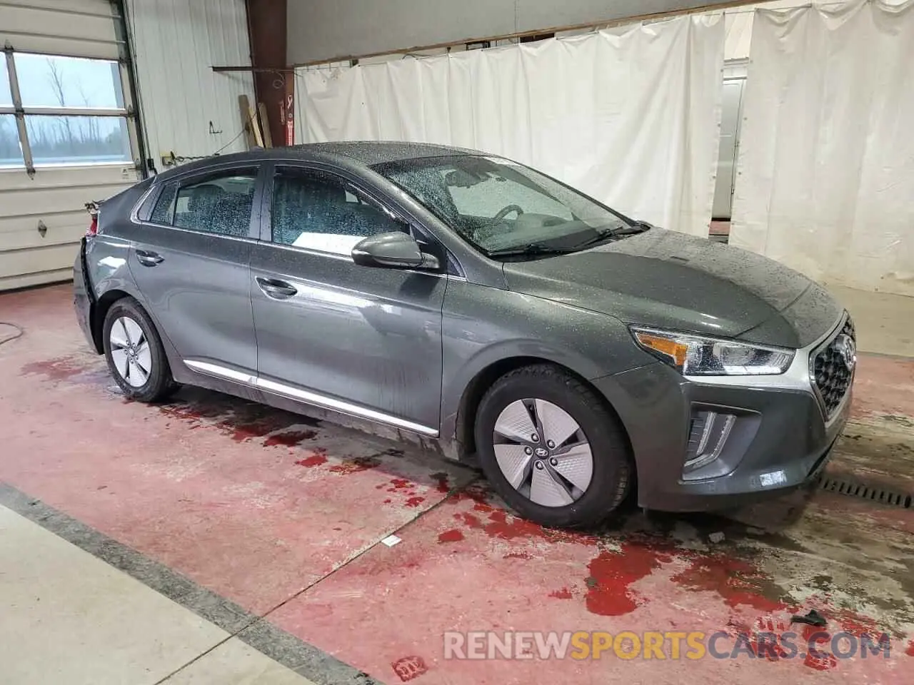 4 Photograph of a damaged car KMHC75LC9MU258183 HYUNDAI IONIQ 2021