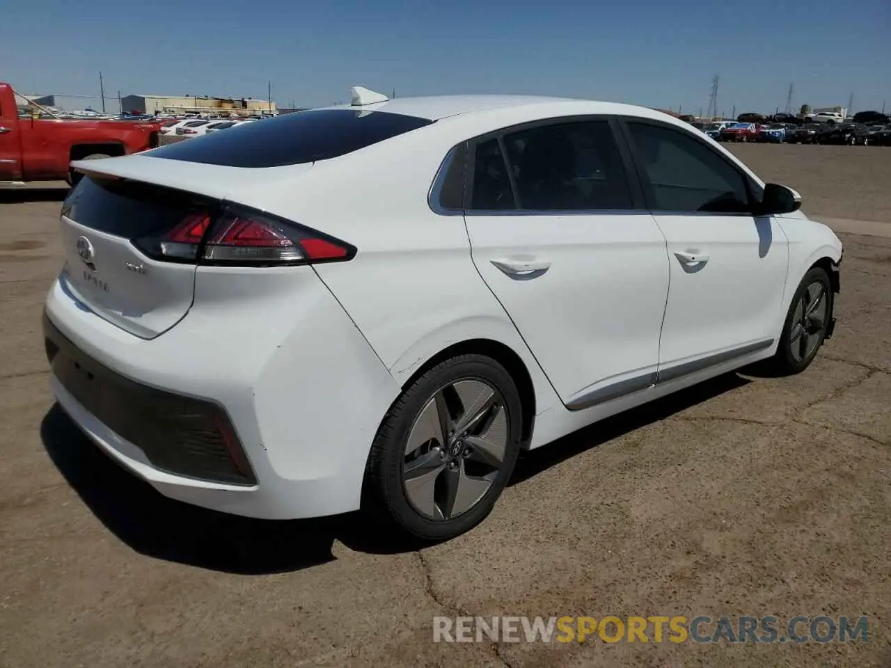 3 Photograph of a damaged car KMHC85LC1MU245148 HYUNDAI IONIQ 2021