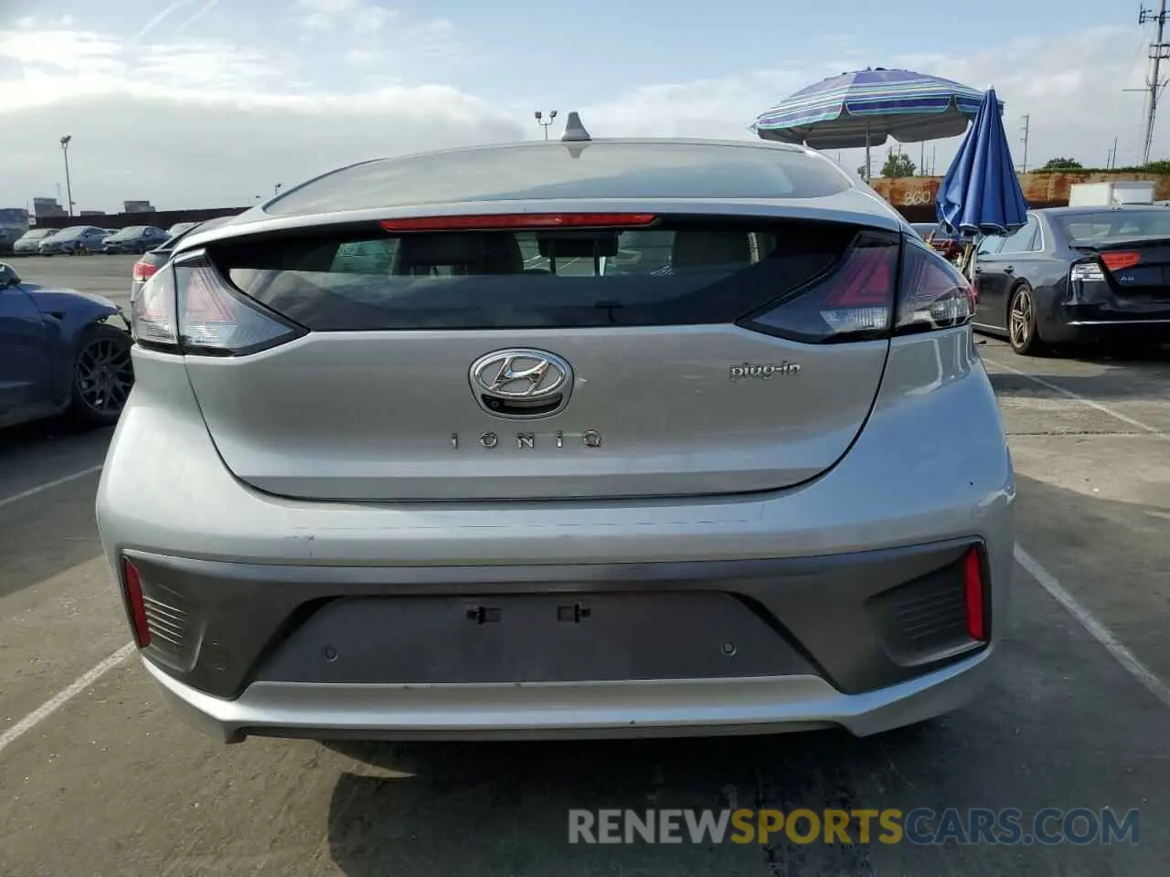 6 Photograph of a damaged car KMHCX5LD0MU250269 HYUNDAI IONIQ 2021