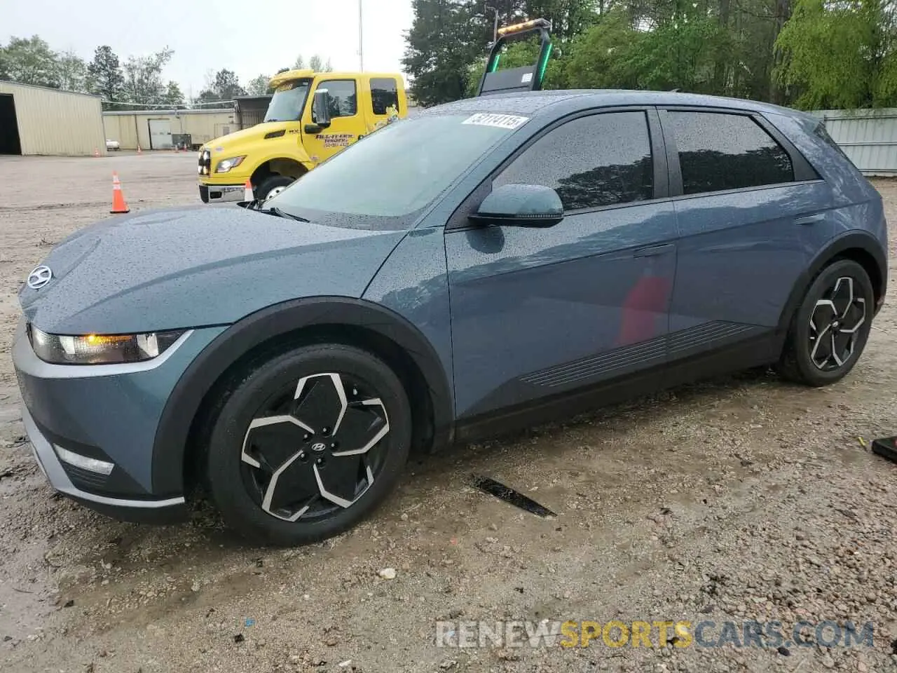 1 Photograph of a damaged car KM8KM4AE0NU056451 HYUNDAI IONIQ 2022