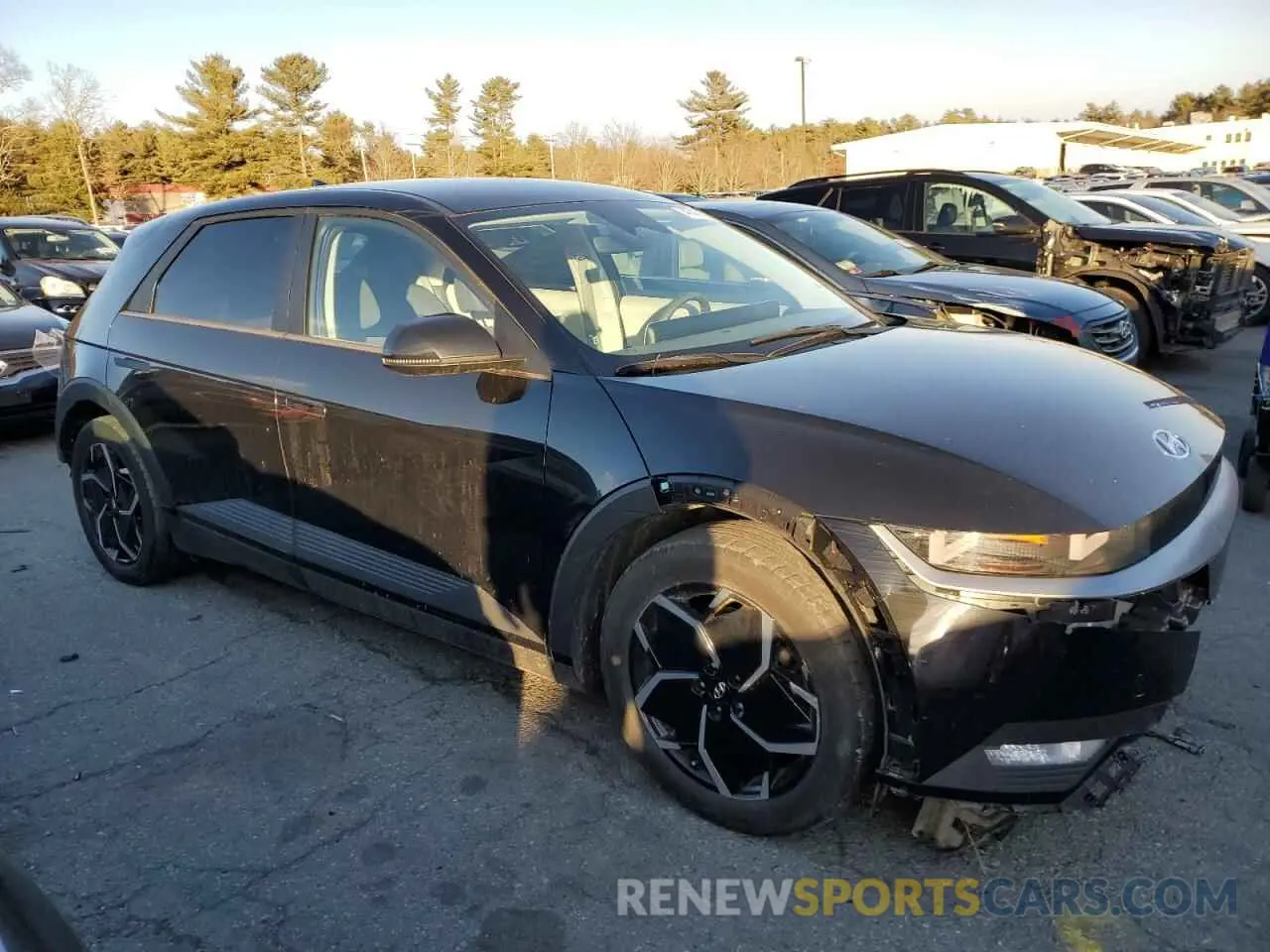 4 Фотография поврежденного автомобиля KM8KM4AE2NU054684 HYUNDAI IONIQ 2022