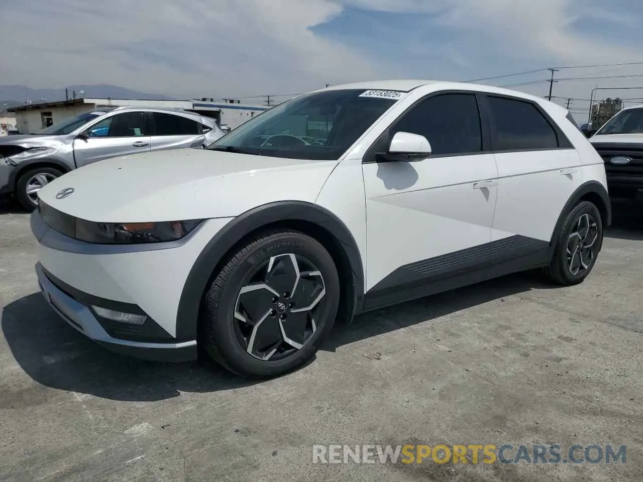 1 Photograph of a damaged car KM8KM4AE4NU090599 HYUNDAI IONIQ 2022
