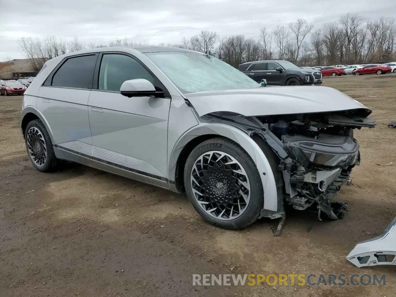 4 Photograph of a damaged car KM8KRDAF0NU089802 HYUNDAI IONIQ 2022