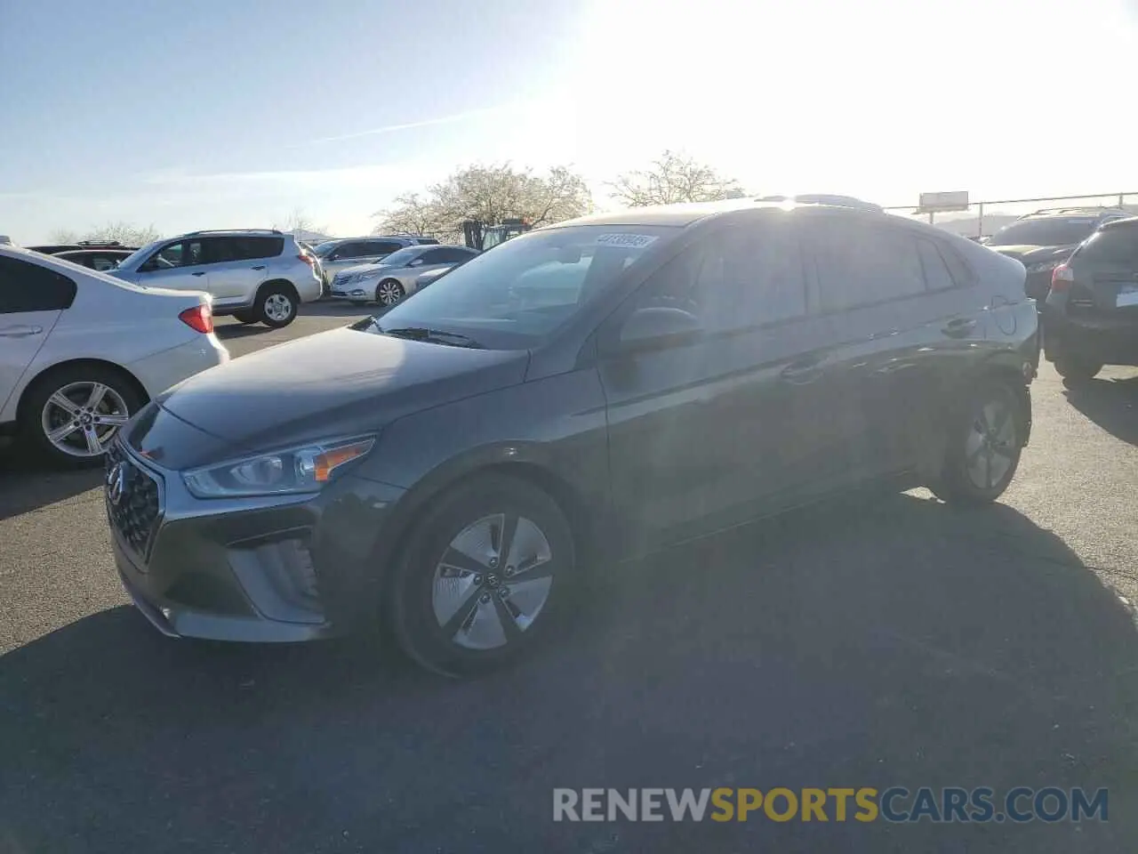 1 Photograph of a damaged car KMHC65LC2NU281311 HYUNDAI IONIQ 2022