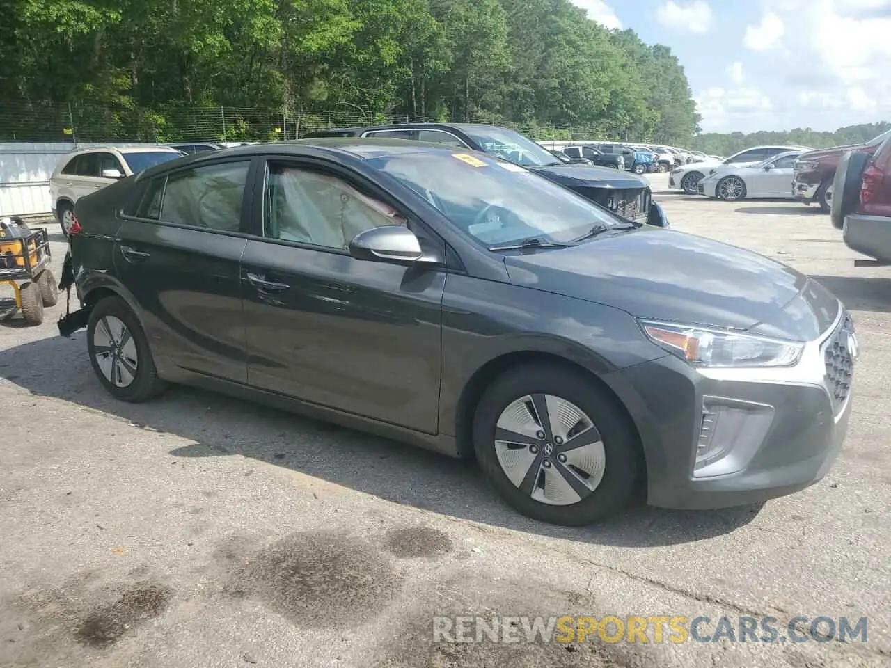 4 Photograph of a damaged car KMHC65LC3NU280605 HYUNDAI IONIQ 2022