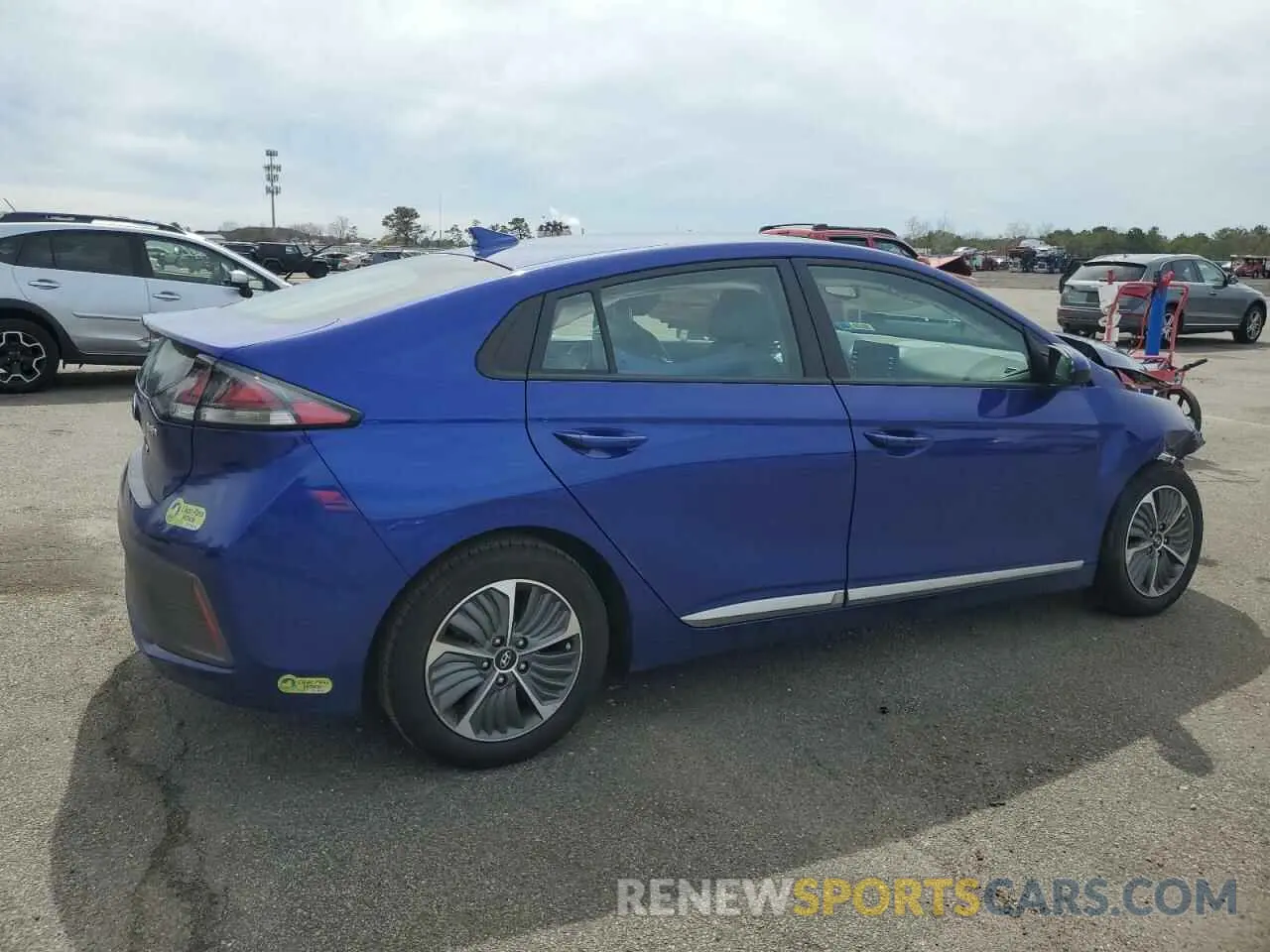 3 Photograph of a damaged car KMHC65LD5NU281456 HYUNDAI IONIQ 2022