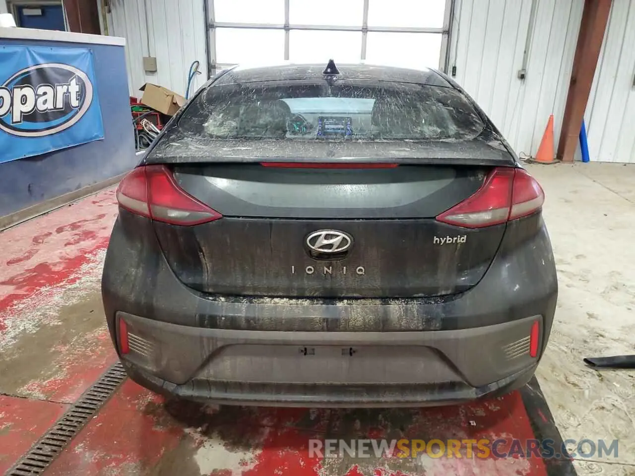 6 Photograph of a damaged car KMHC75LC3NU275238 HYUNDAI IONIQ 2022