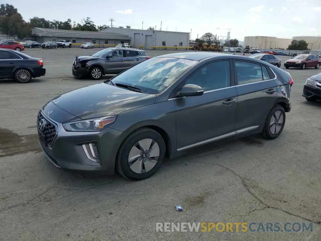 1 Photograph of a damaged car KMHC75LC5NU282840 HYUNDAI IONIQ 2022