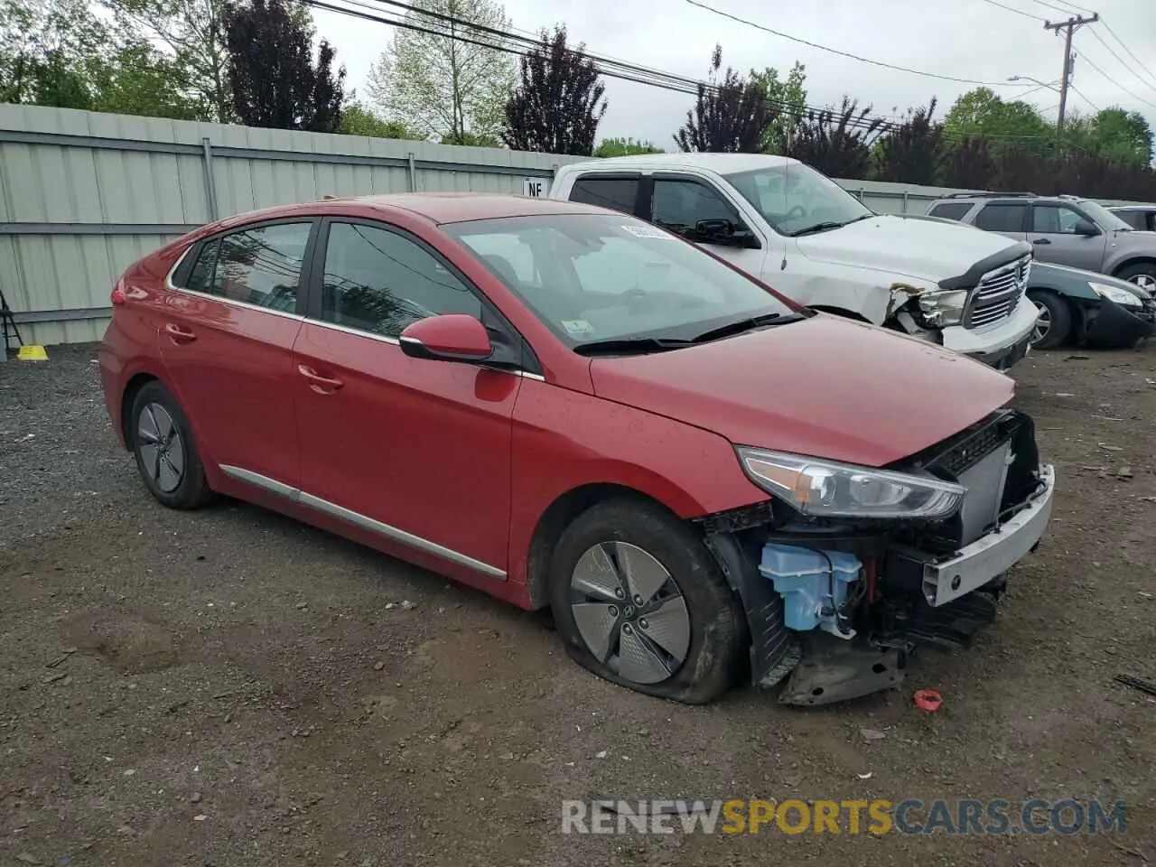 4 Фотография поврежденного автомобиля KMHC75LC9NU268794 HYUNDAI IONIQ 2022
