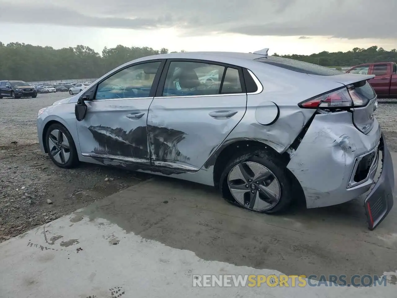 2 Photograph of a damaged car KMHC85LC5NU282852 HYUNDAI IONIQ 2022