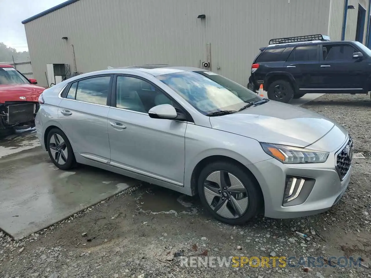 4 Photograph of a damaged car KMHC85LC5NU282852 HYUNDAI IONIQ 2022