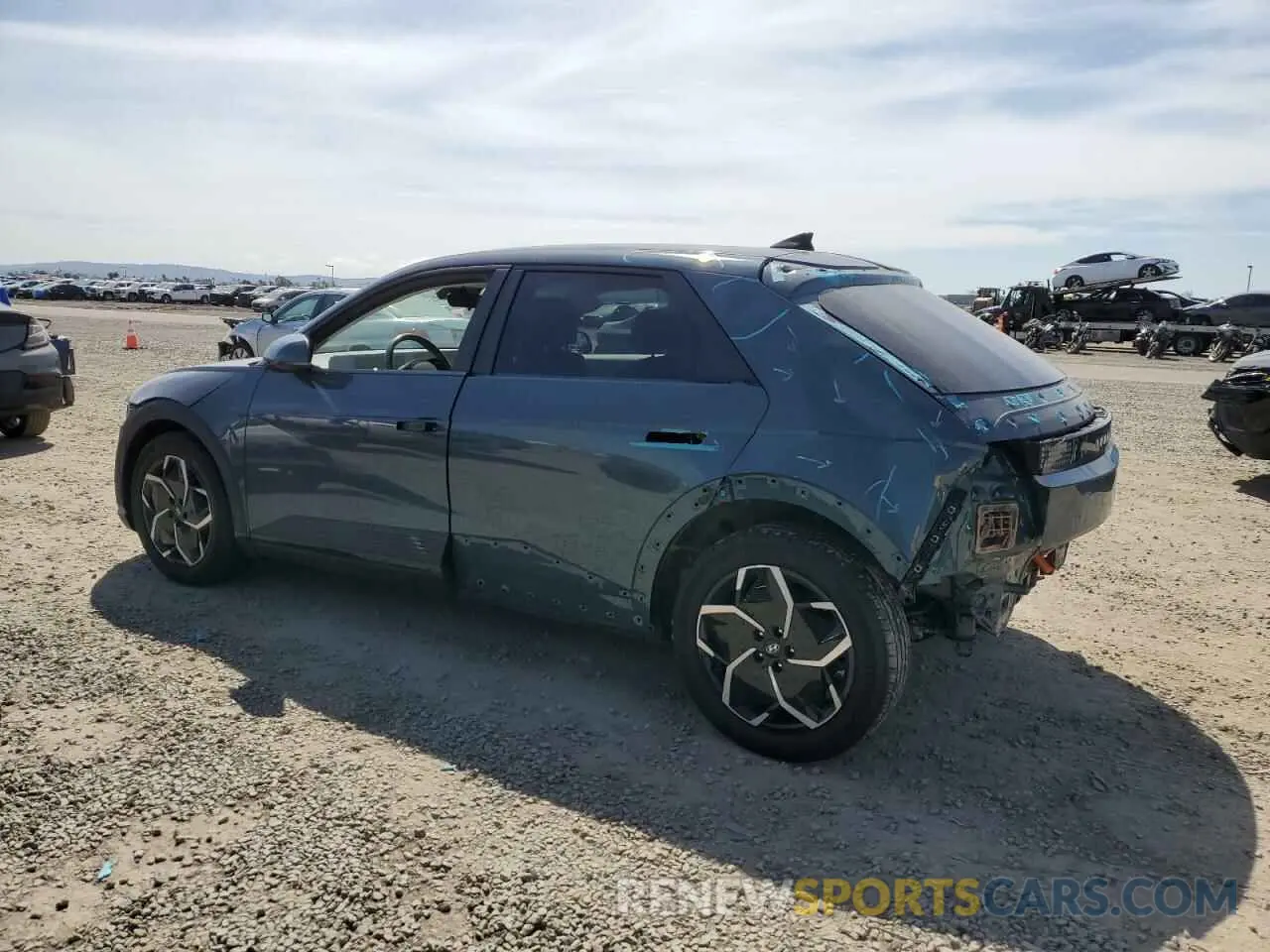 2 Фотография поврежденного автомобиля KM8KM4AE2PU135526 HYUNDAI IONIQ 2023