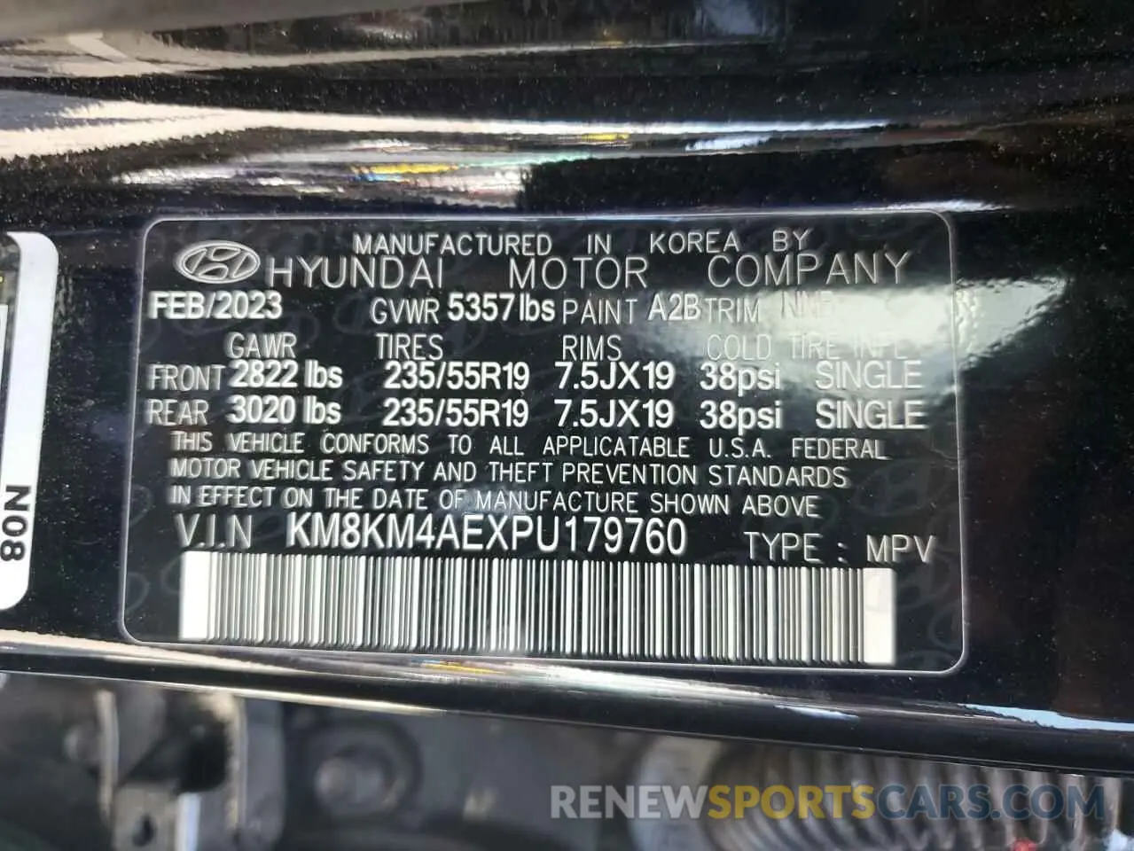 14 Photograph of a damaged car KM8KM4AEXPU179760 HYUNDAI IONIQ 2023