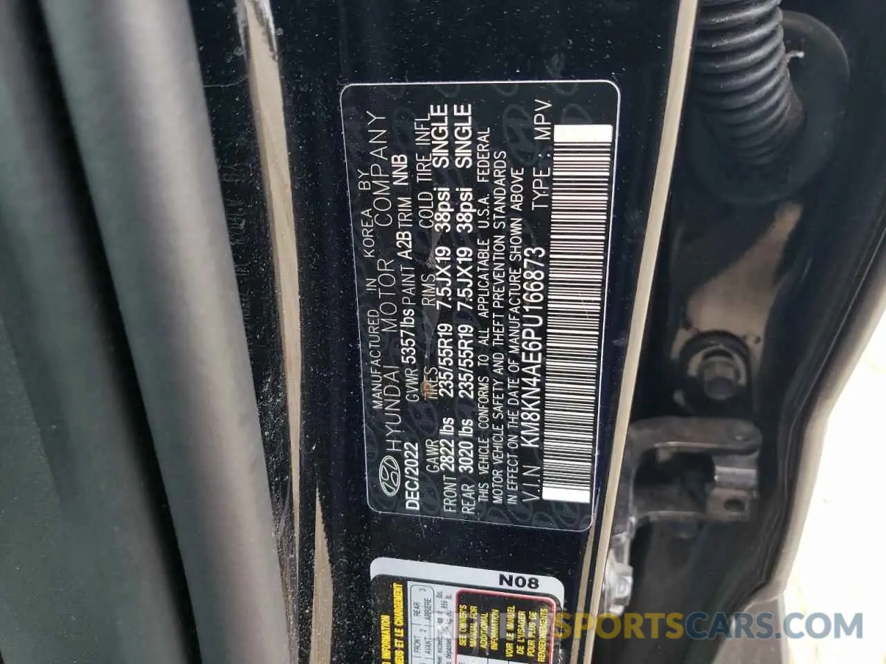 12 Фотография поврежденного автомобиля KM8KN4AE6PU166873 HYUNDAI IONIQ 2023