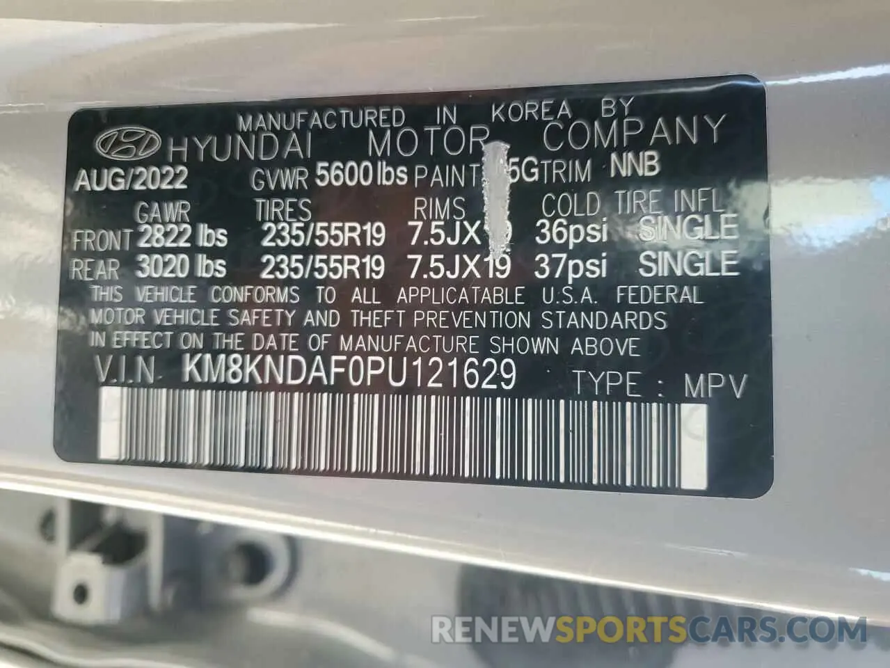 14 Фотография поврежденного автомобиля KM8KNDAF0PU121629 HYUNDAI IONIQ 2023