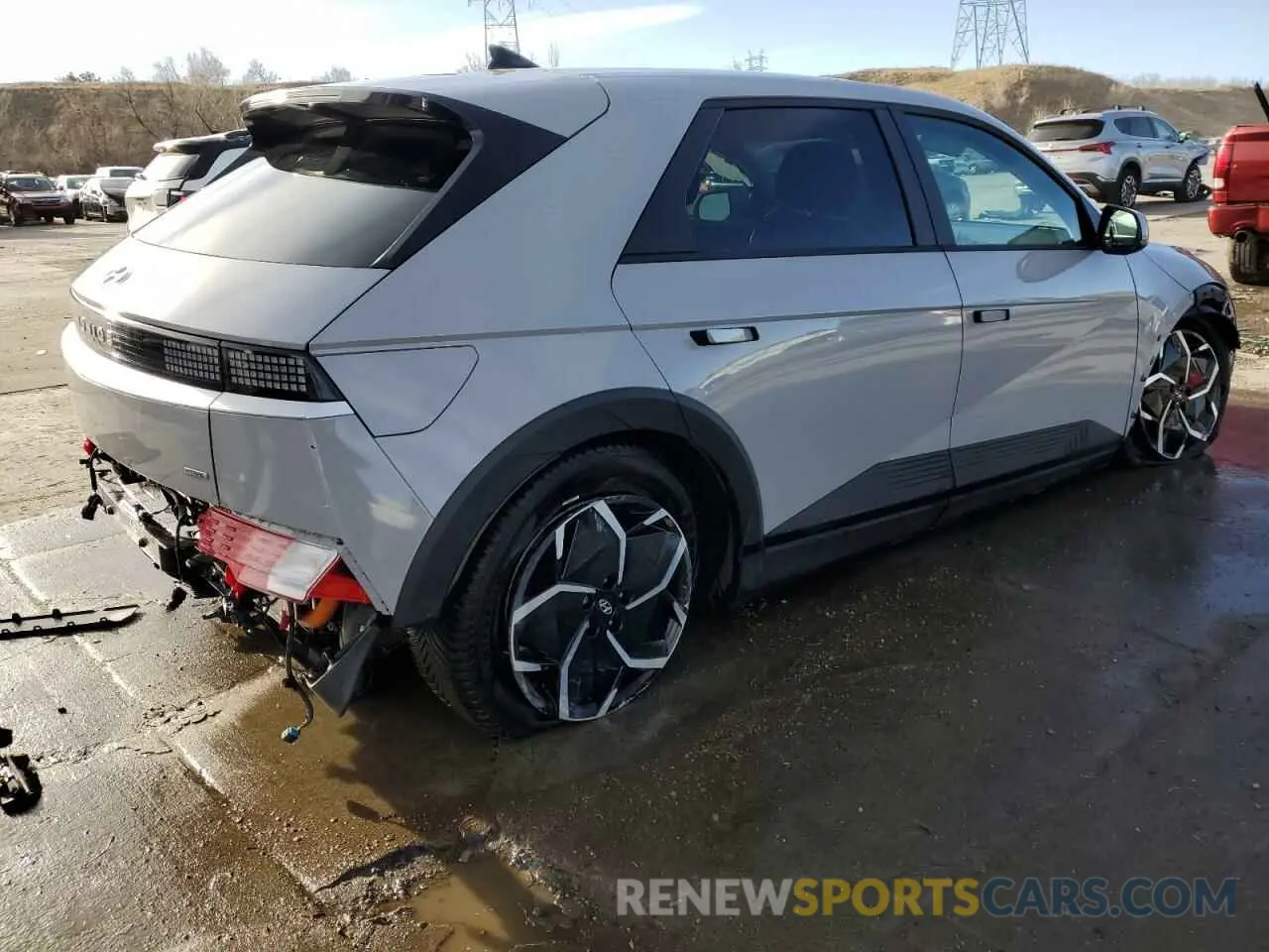 3 Фотография поврежденного автомобиля KM8KNDAF0PU121629 HYUNDAI IONIQ 2023