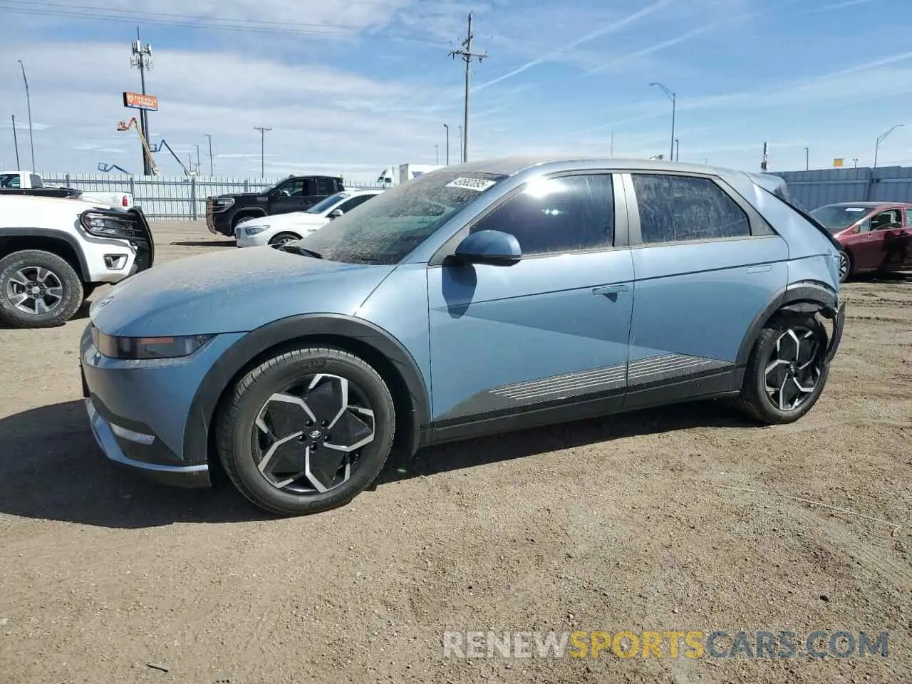 1 Photograph of a damaged car KM8KNDAF2PU188782 HYUNDAI IONIQ 2023