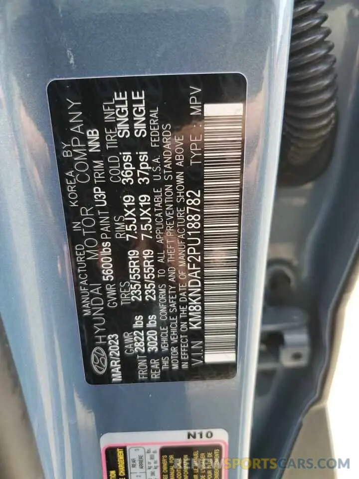 14 Photograph of a damaged car KM8KNDAF2PU188782 HYUNDAI IONIQ 2023