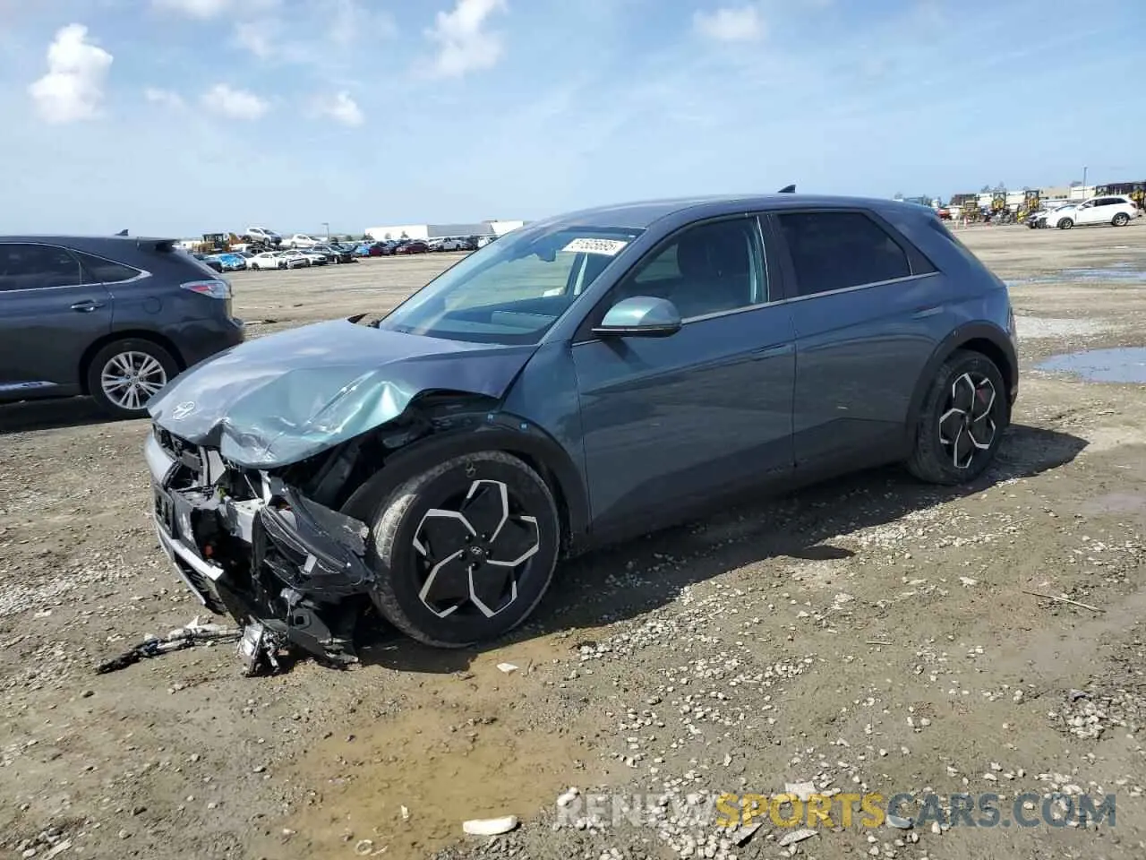 1 Photograph of a damaged car KM8KNDAF5PU214646 HYUNDAI IONIQ 2023