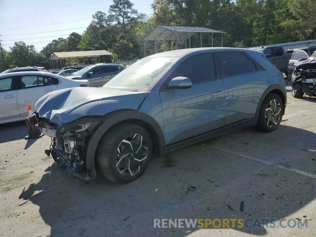 1 Photograph of a damaged car KM8KNDAF6PU205194 HYUNDAI IONIQ 2023