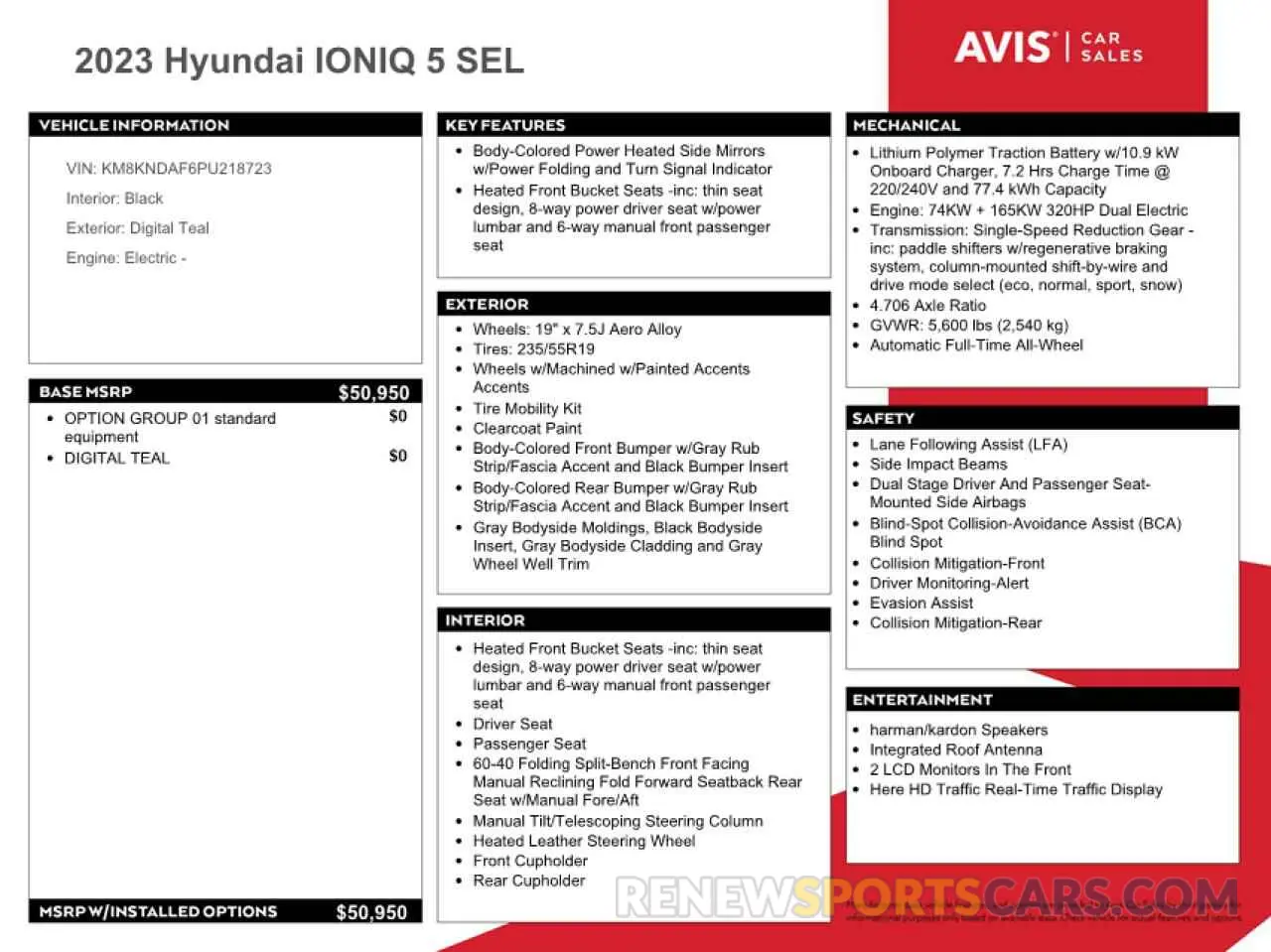 12 Photograph of a damaged car KM8KNDAF6PU218723 HYUNDAI IONIQ 2023