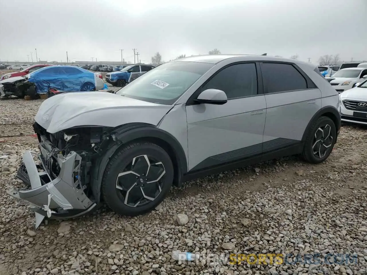 1 Photograph of a damaged car KM8KNDAFXPU209152 HYUNDAI IONIQ 2023
