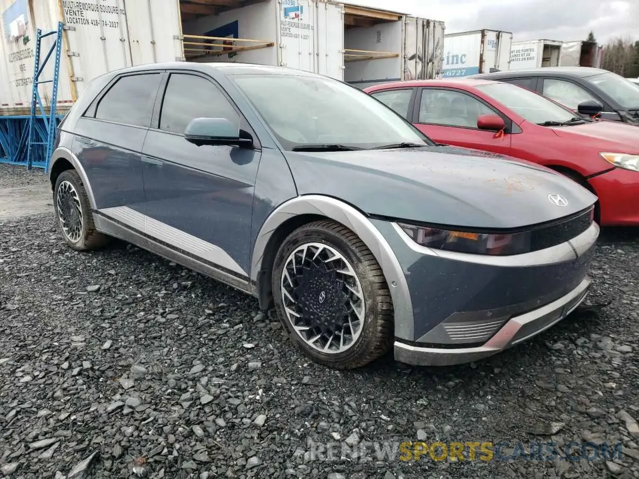 4 Photograph of a damaged car KM8KRDAF9PU184071 HYUNDAI IONIQ 2023