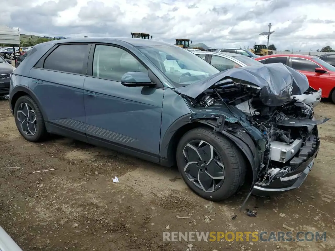 4 Photograph of a damaged car KM8KM4DE4RU315427 HYUNDAI IONIQ 2024