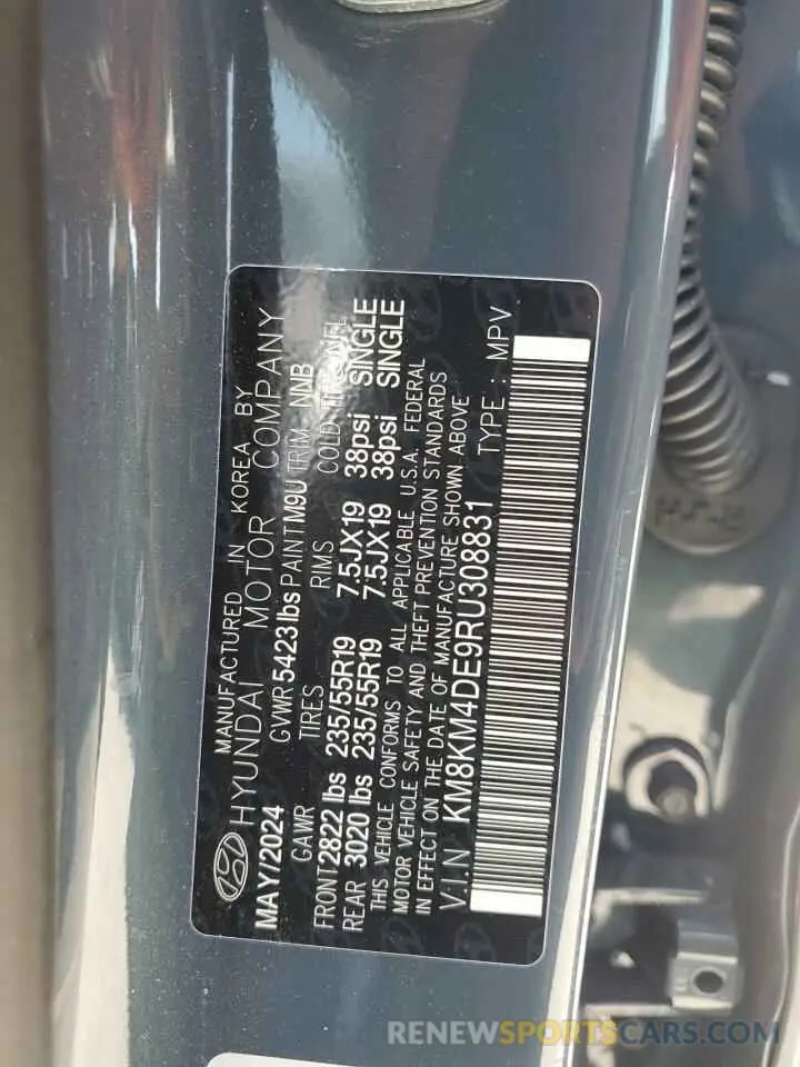 15 Photograph of a damaged car KM8KM4DE9RU308831 HYUNDAI IONIQ 2024