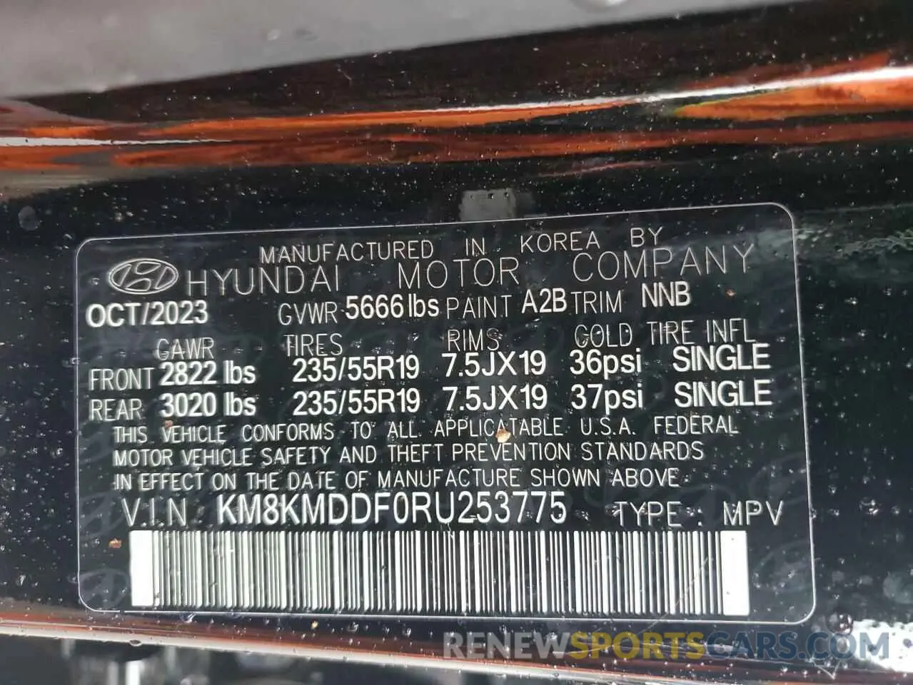12 Photograph of a damaged car KM8KMDDF0RU253775 HYUNDAI IONIQ 2024