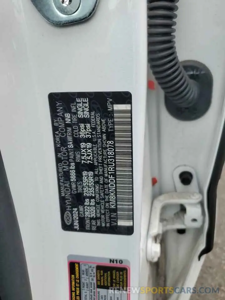 13 Photograph of a damaged car KM8KNDDF1RU318078 HYUNDAI IONIQ 2024