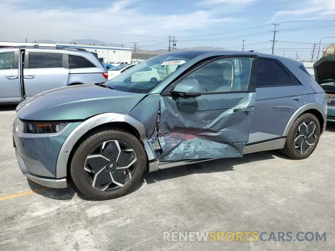 1 Photograph of a damaged car KM8KR4DE6RU235483 HYUNDAI IONIQ 2024