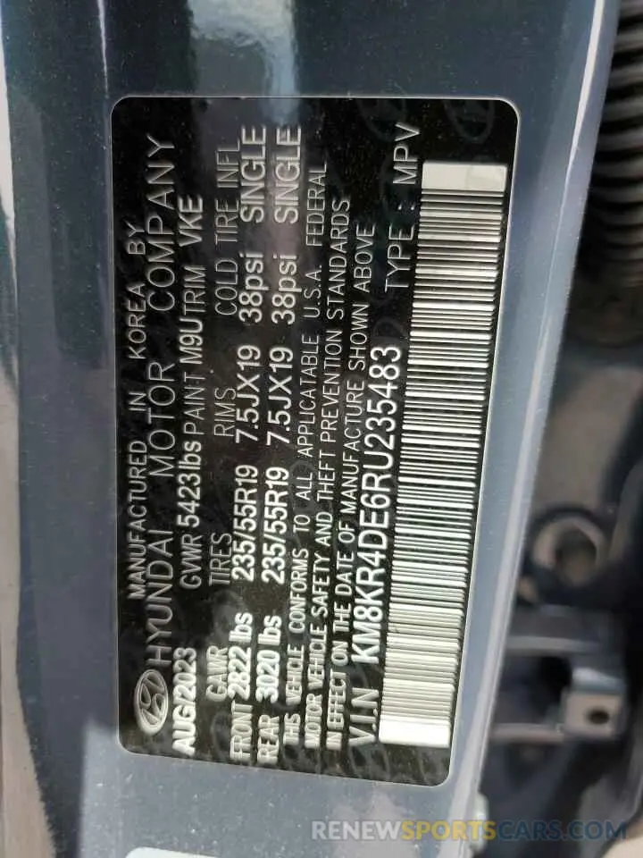 13 Photograph of a damaged car KM8KR4DE6RU235483 HYUNDAI IONIQ 2024