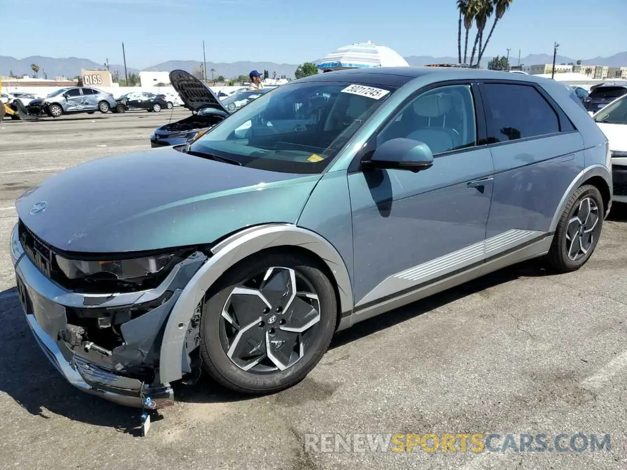 1 Photograph of a damaged car KM8KR4DE9RU286833 HYUNDAI IONIQ 2024