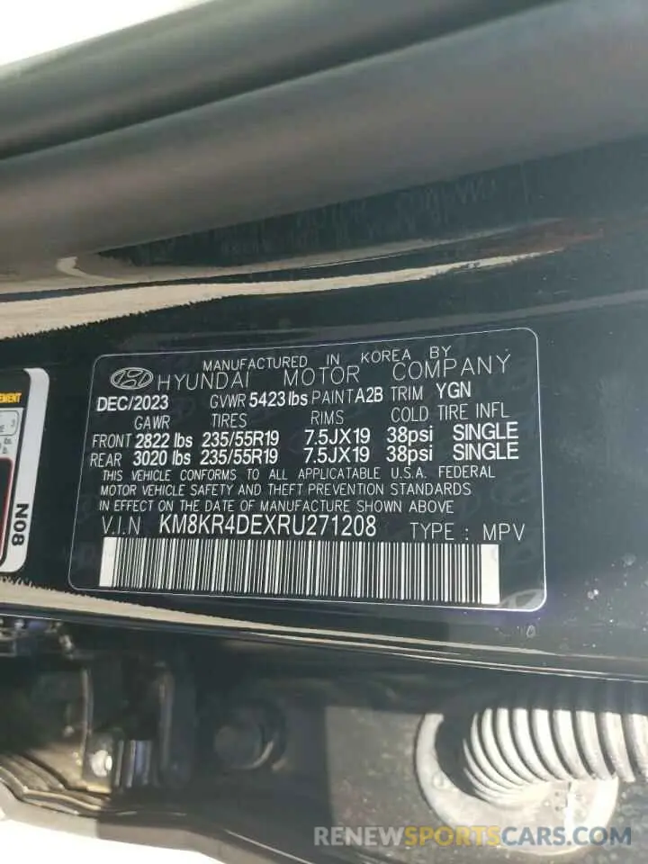 14 Photograph of a damaged car KM8KR4DEXRU271208 HYUNDAI IONIQ 2024