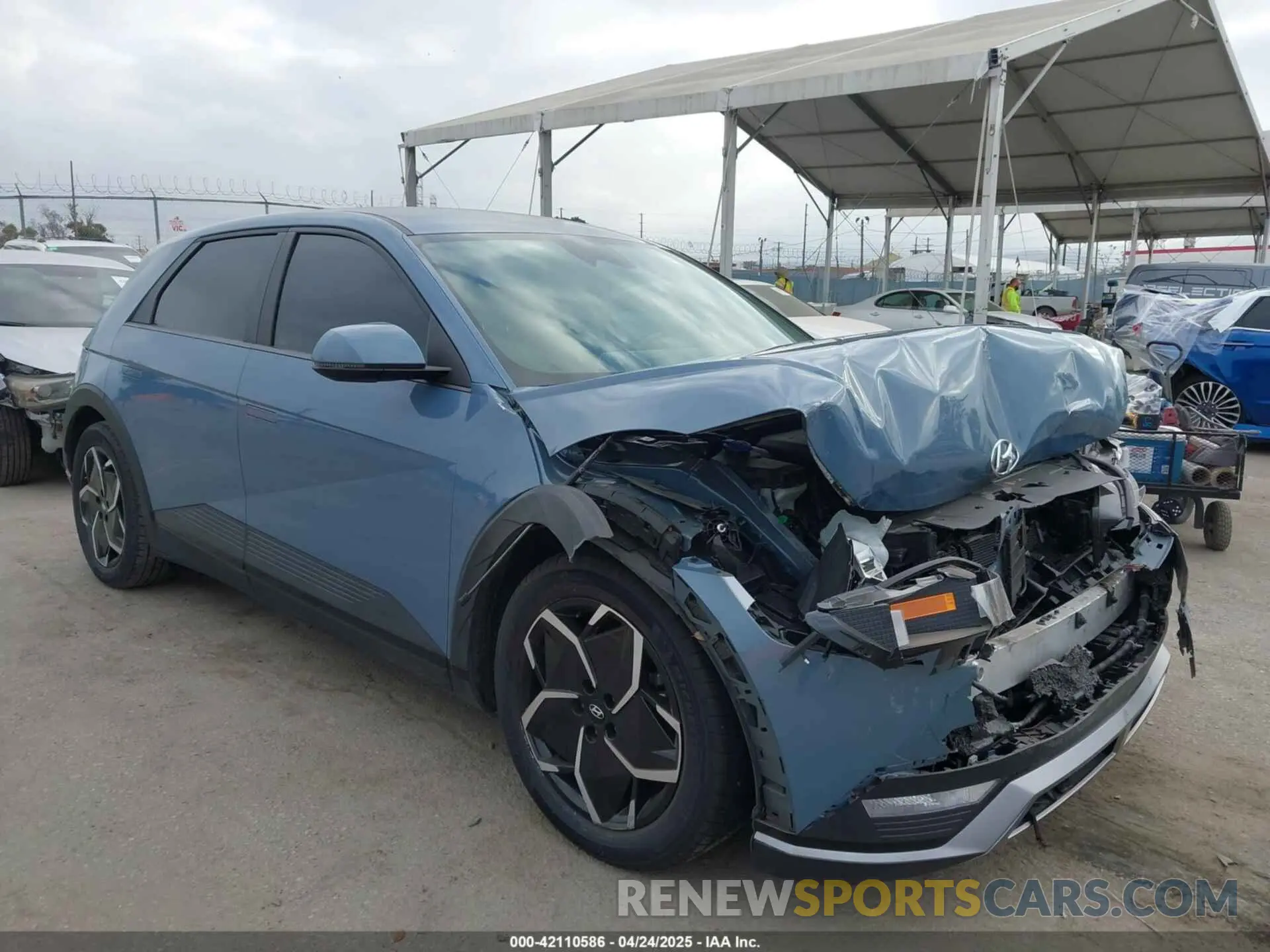 1 Фотография поврежденного автомобиля KM8KM4AE9NU055637 HYUNDAI IONIQ 5 2022