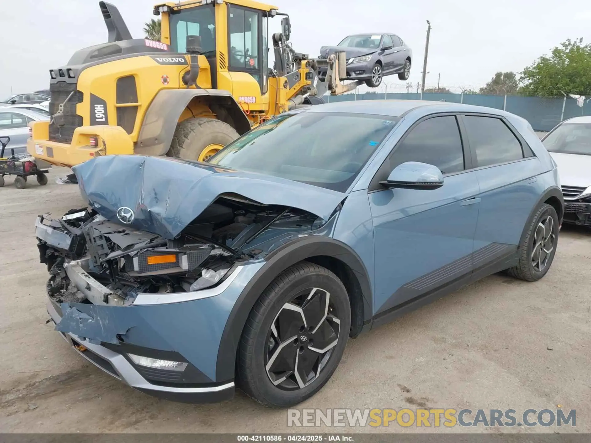 2 Фотография поврежденного автомобиля KM8KM4AE9NU055637 HYUNDAI IONIQ 5 2022