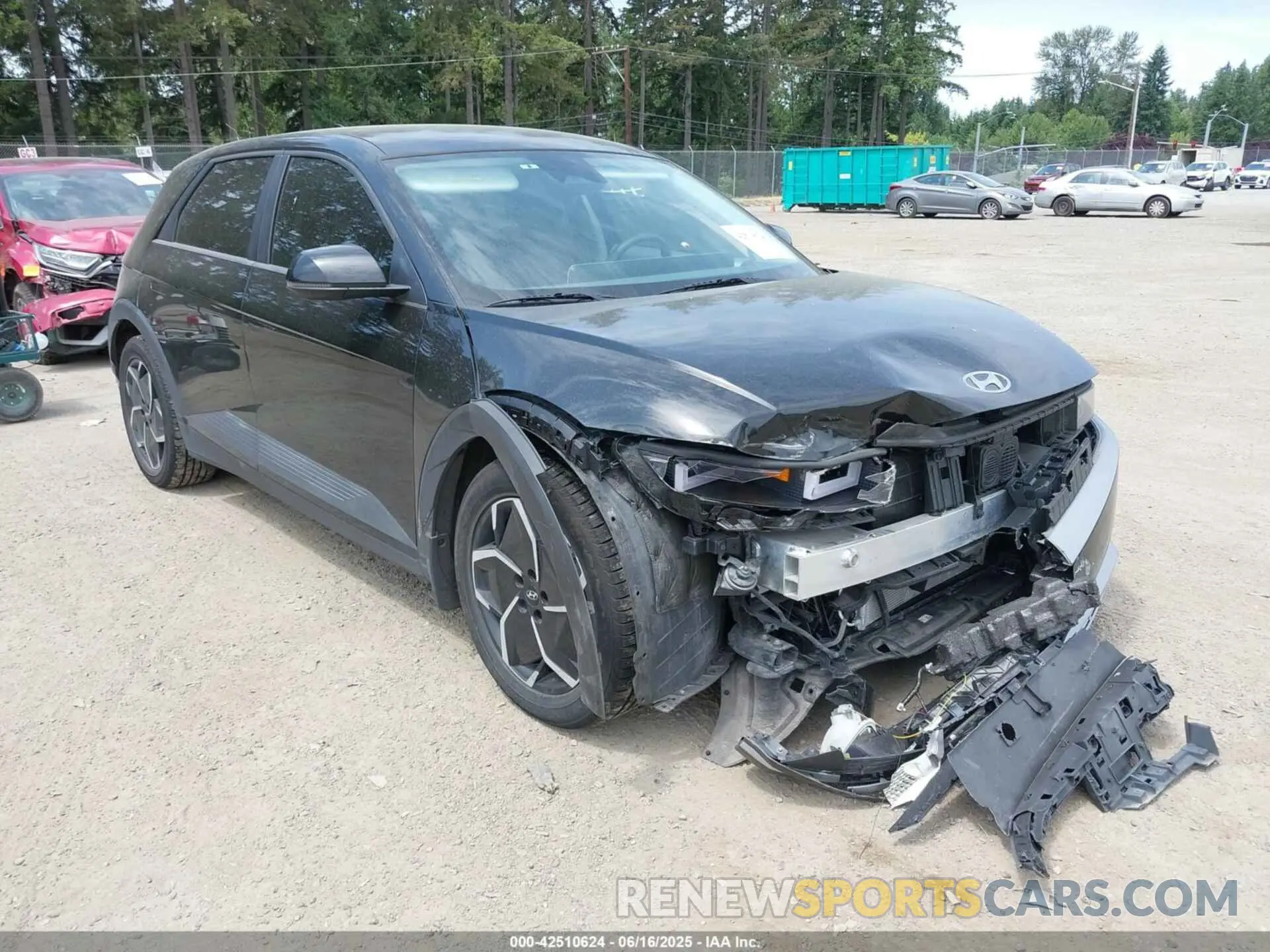 1 Фотография поврежденного автомобиля KM8KMDAF2NU076693 HYUNDAI IONIQ 5 2022