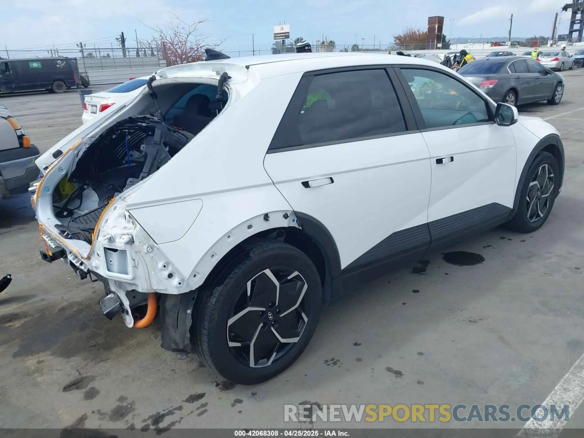 4 Photograph of a damaged car KM8KMDAF7NU050588 HYUNDAI IONIQ 5 2022