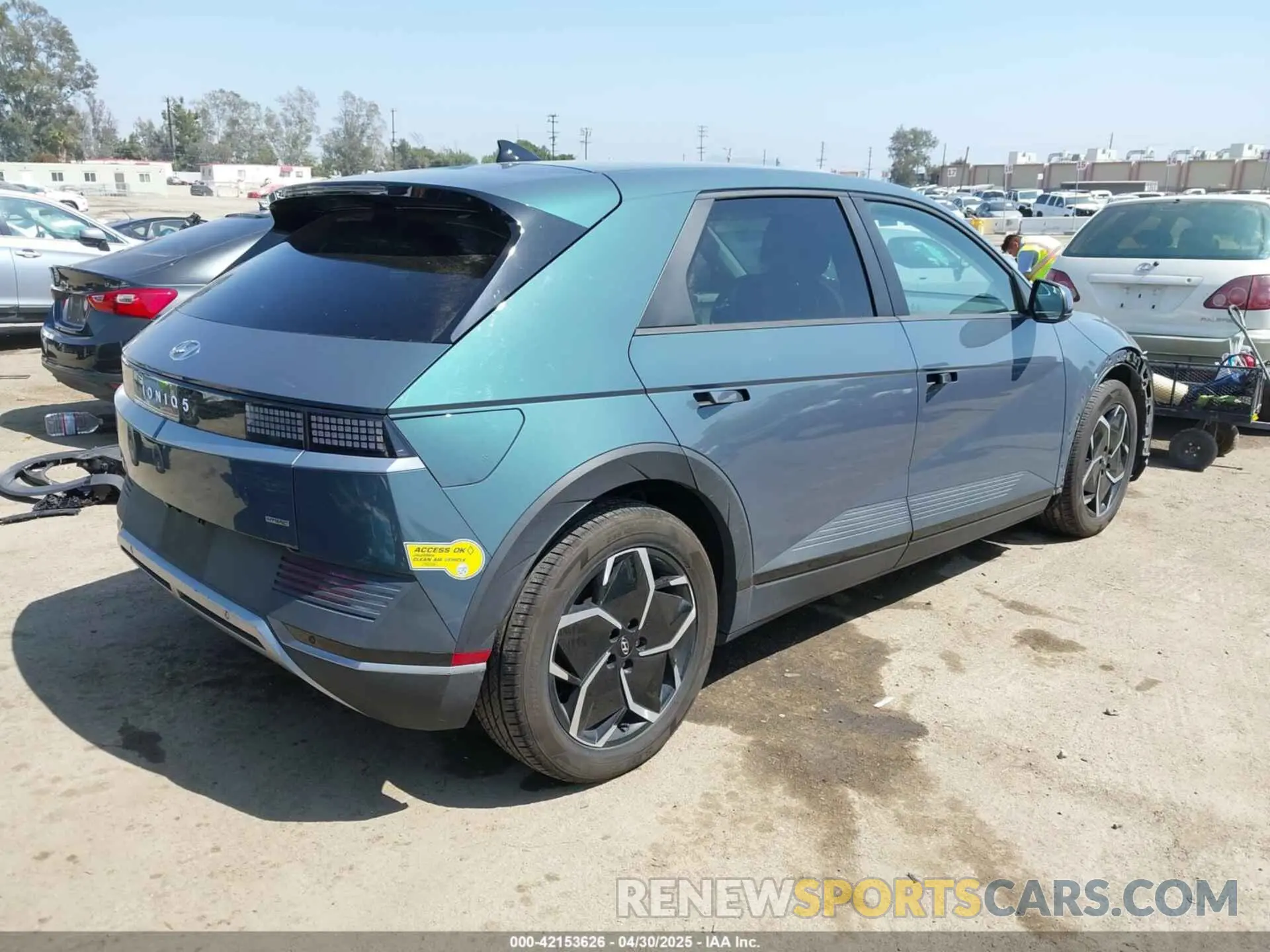 4 Фотография поврежденного автомобиля KM8KMDAF7NU099869 HYUNDAI IONIQ 5 2022