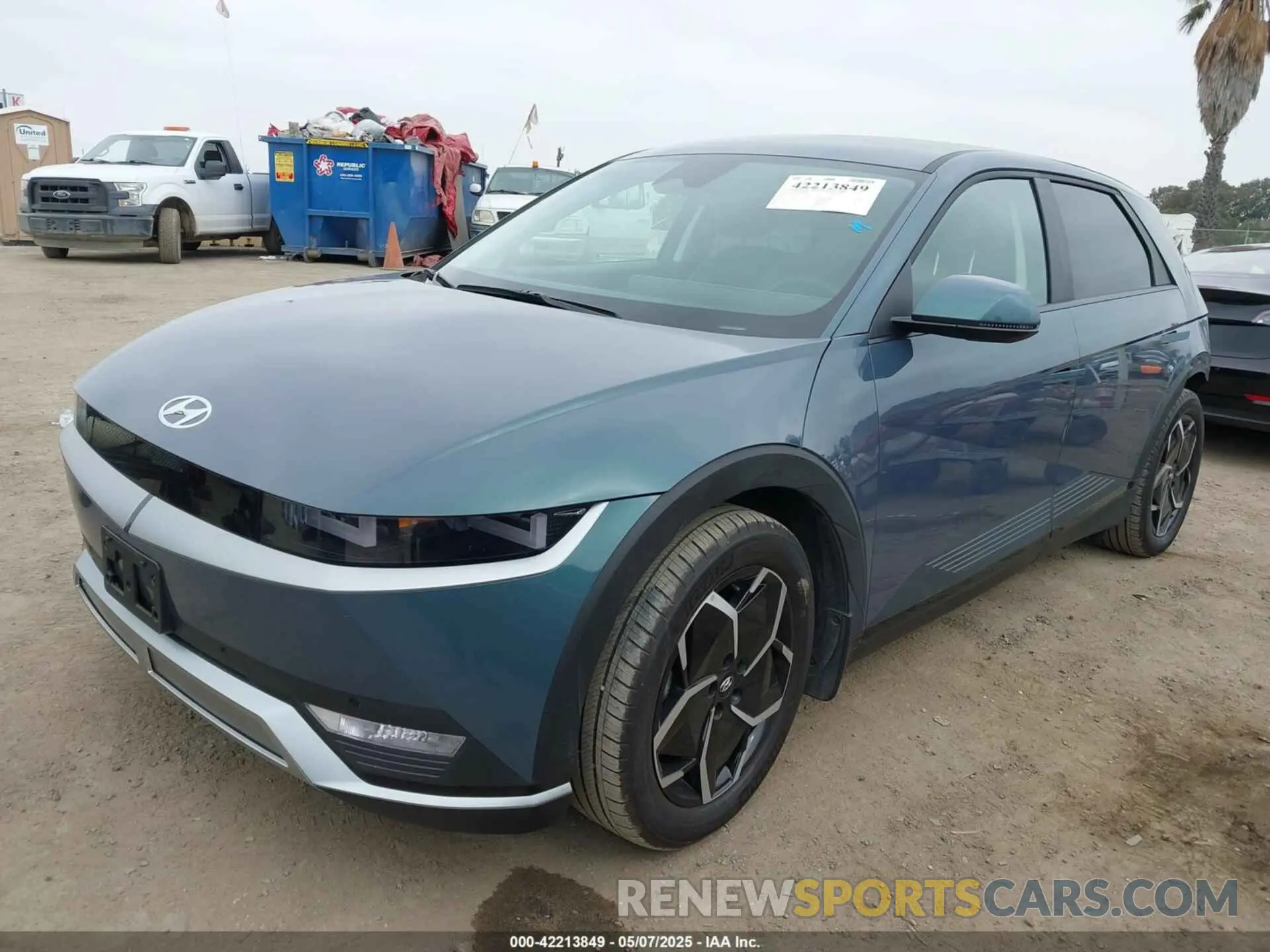 2 Фотография поврежденного автомобиля KM8KNDAF3PU189911 HYUNDAI IONIQ 5 2023