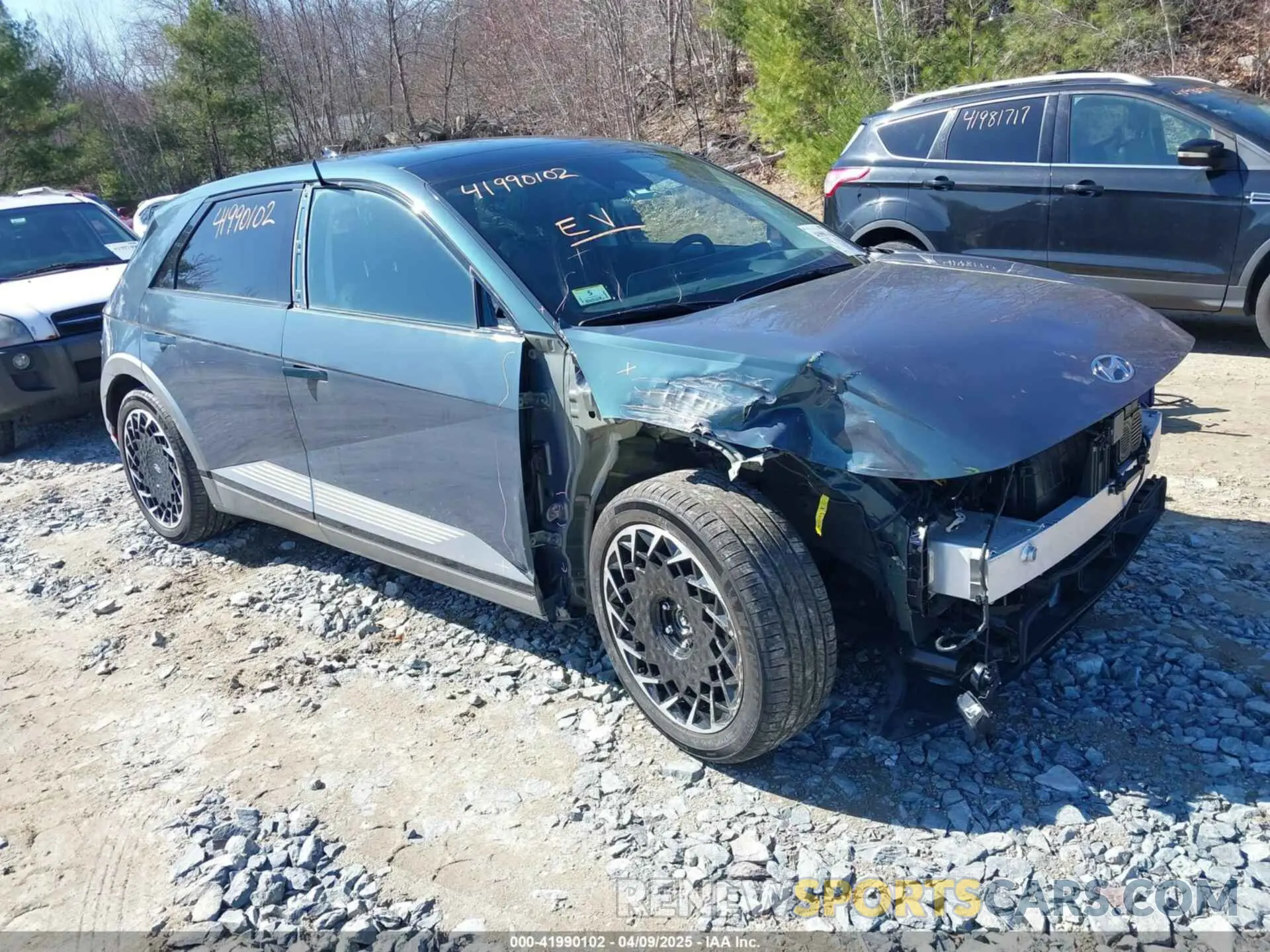 1 Photograph of a damaged car KM8KRDAF3PU186334 HYUNDAI IONIQ 5 2023