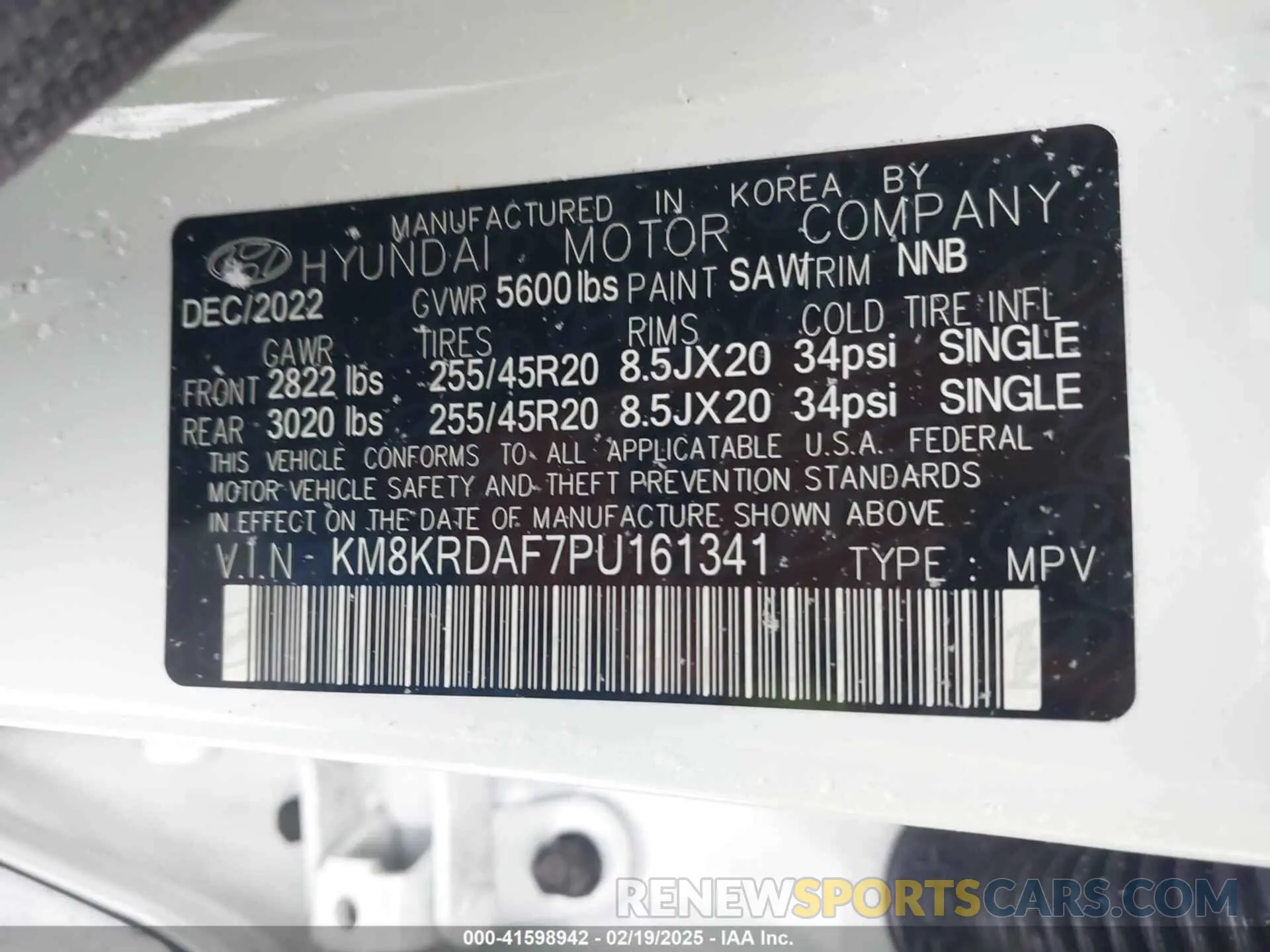 9 Photograph of a damaged car KM8KRDAF7PU161341 HYUNDAI IONIQ 5 2023