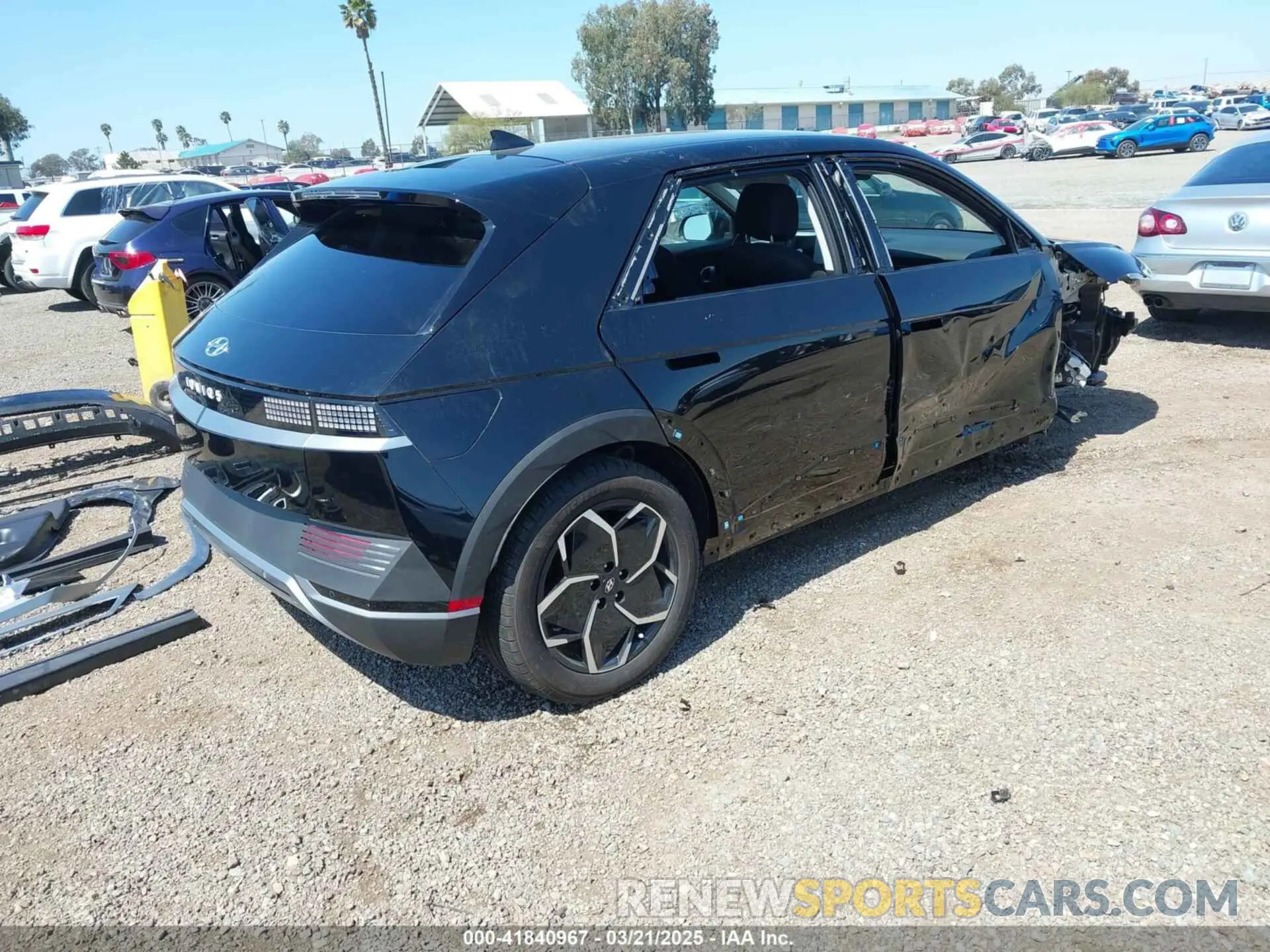 4 Фотография поврежденного автомобиля KM8KM4DE8RU292072 HYUNDAI IONIQ 5 2024