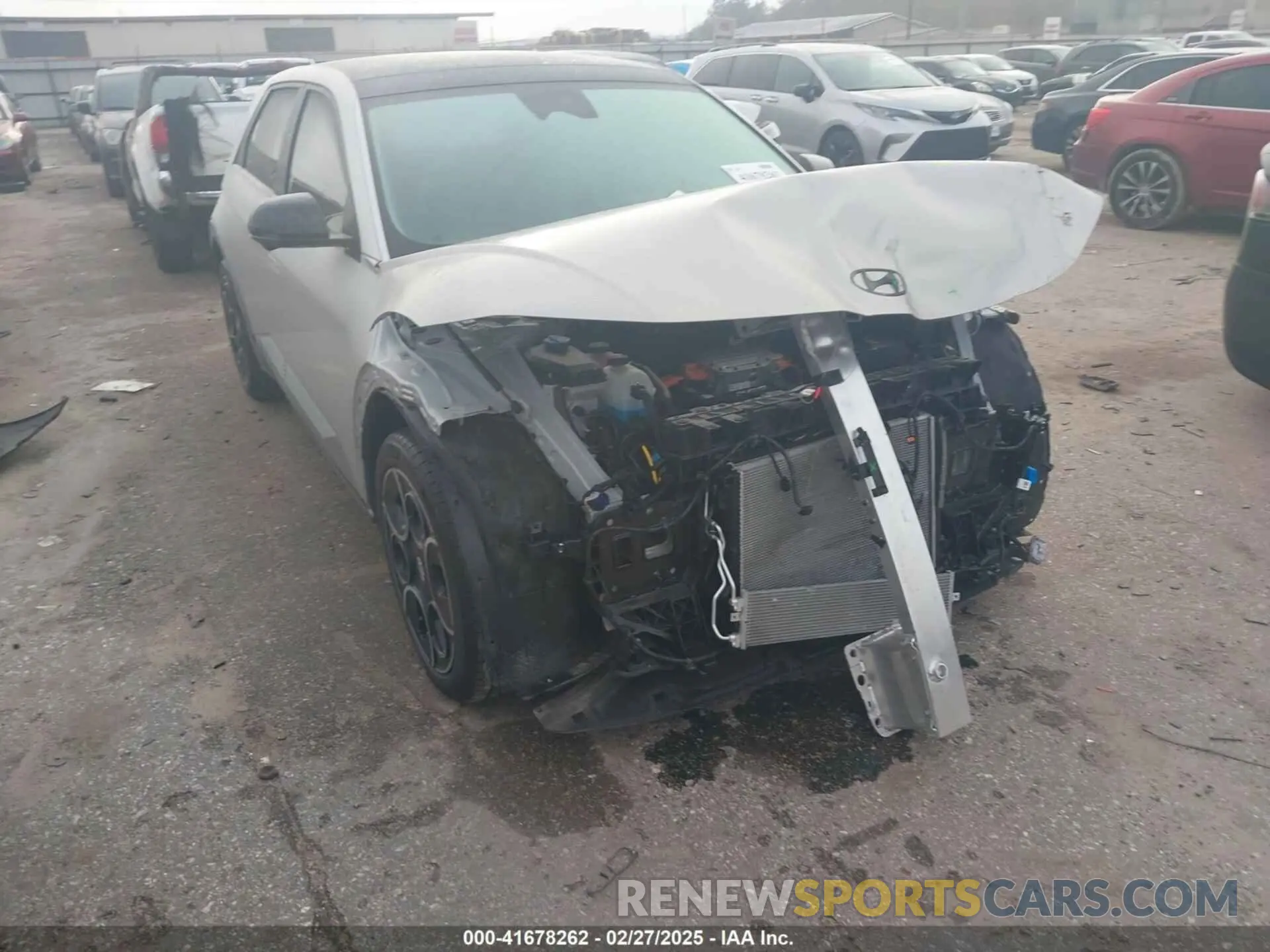 1 Photograph of a damaged car KM8KRDDF8RU275248 HYUNDAI IONIQ 5 2024