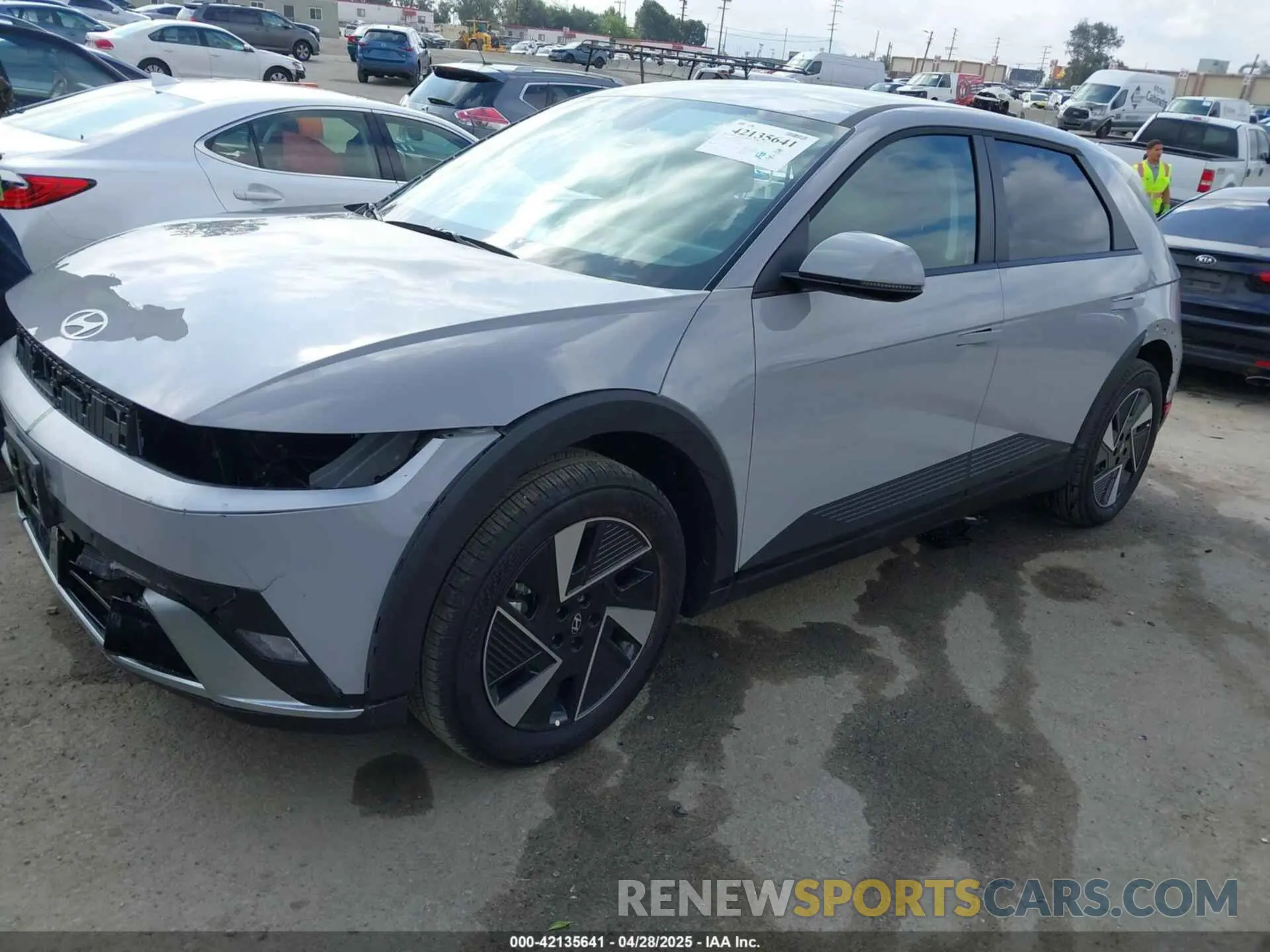2 Photograph of a damaged car 7YAKM4DA8SY002745 HYUNDAI IONIQ 5 2025
